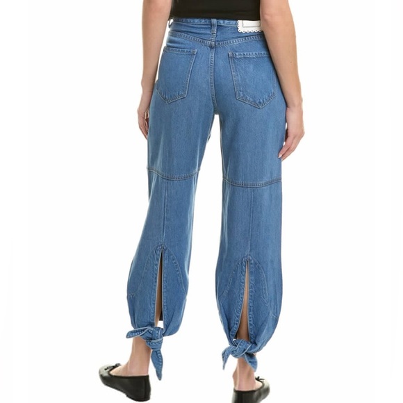 7 for all Mankind Jeans with ties at ankle - Picture 6 of 10